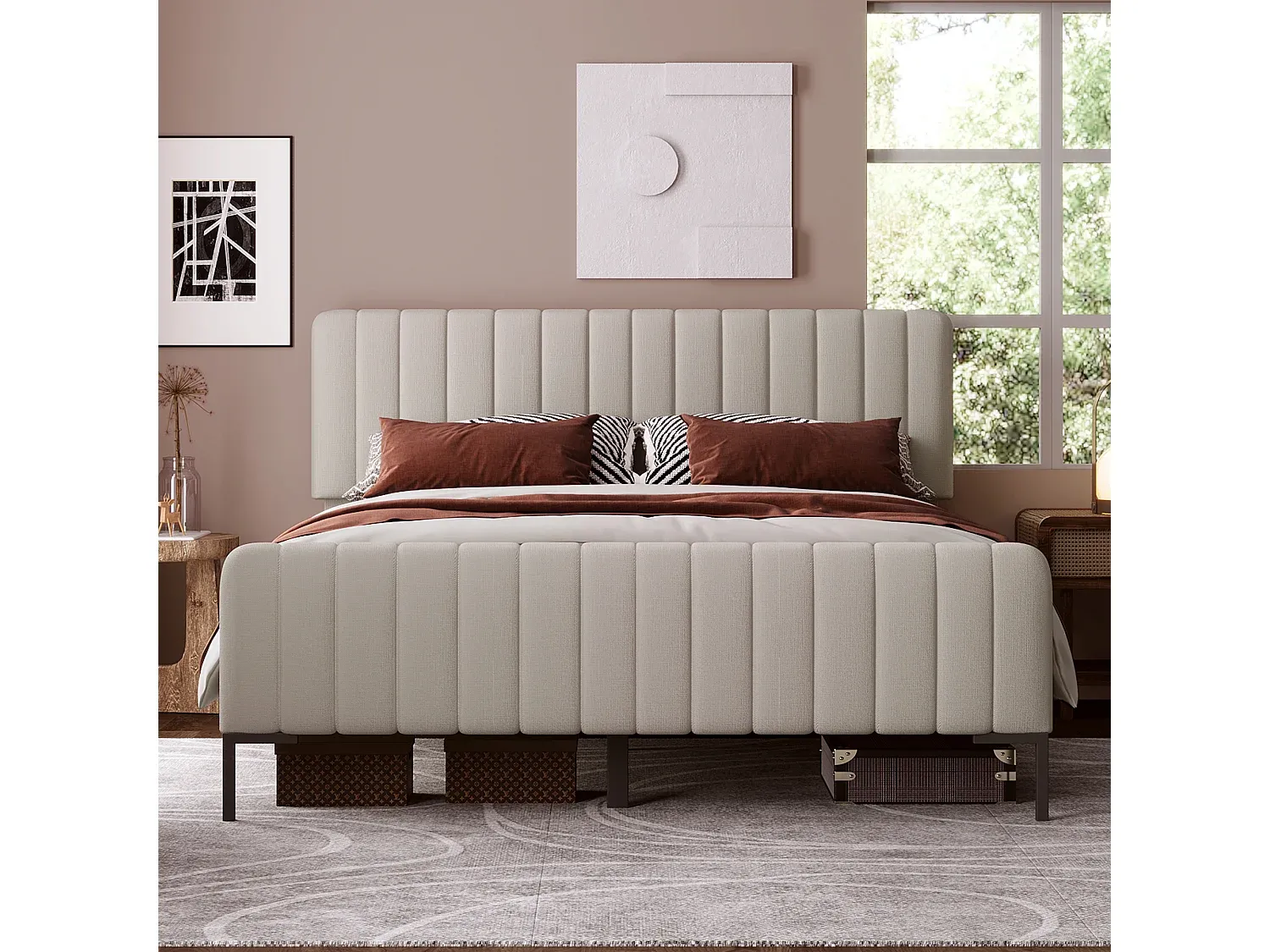 Schlafzimmer,Bereich Bett,Bettrahmen-decoravenao