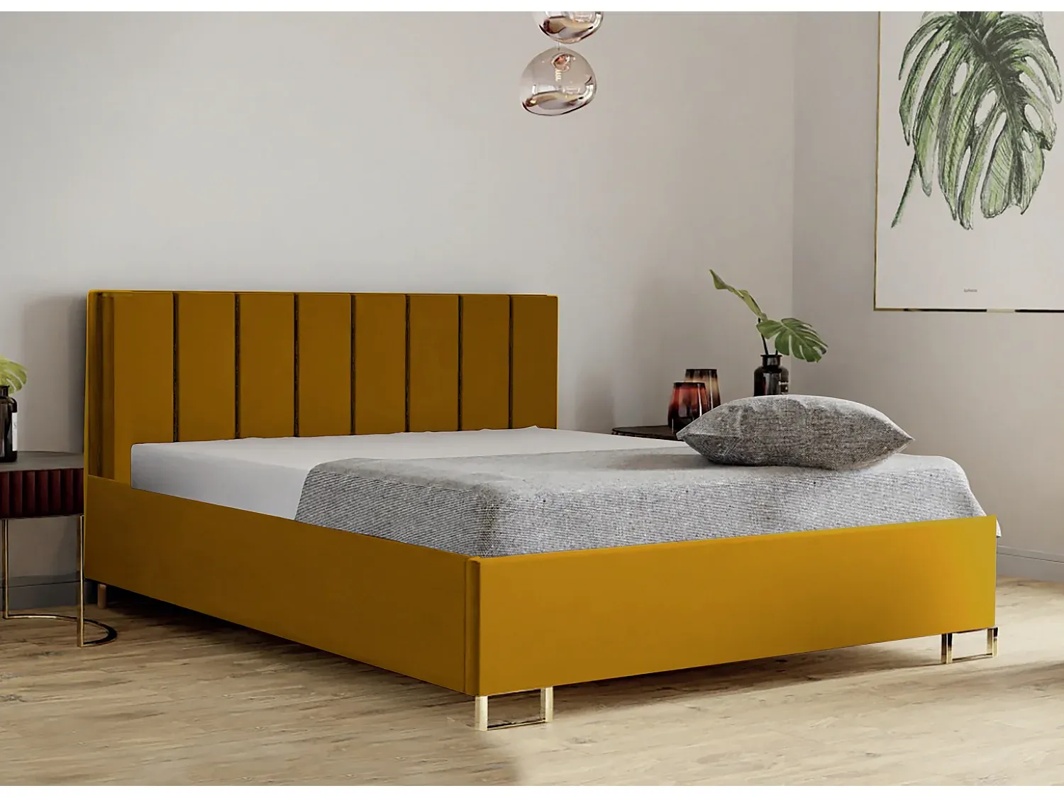 Schlafzimmer,Bereich Bett,Bett mit Bettkasten-decoravenao