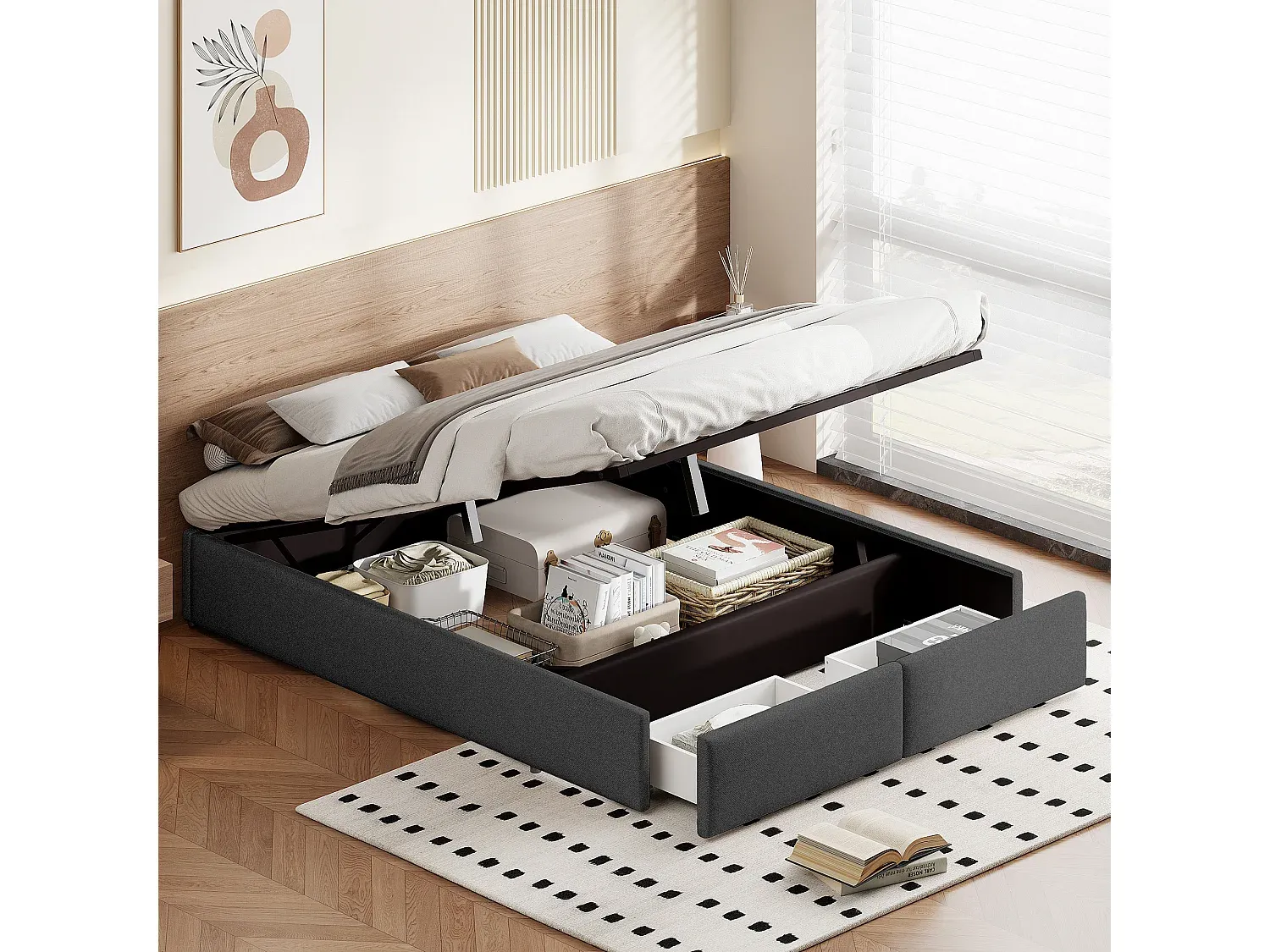 Schlafzimmer,Bereich Bett,Bettrahmen-decoravenao