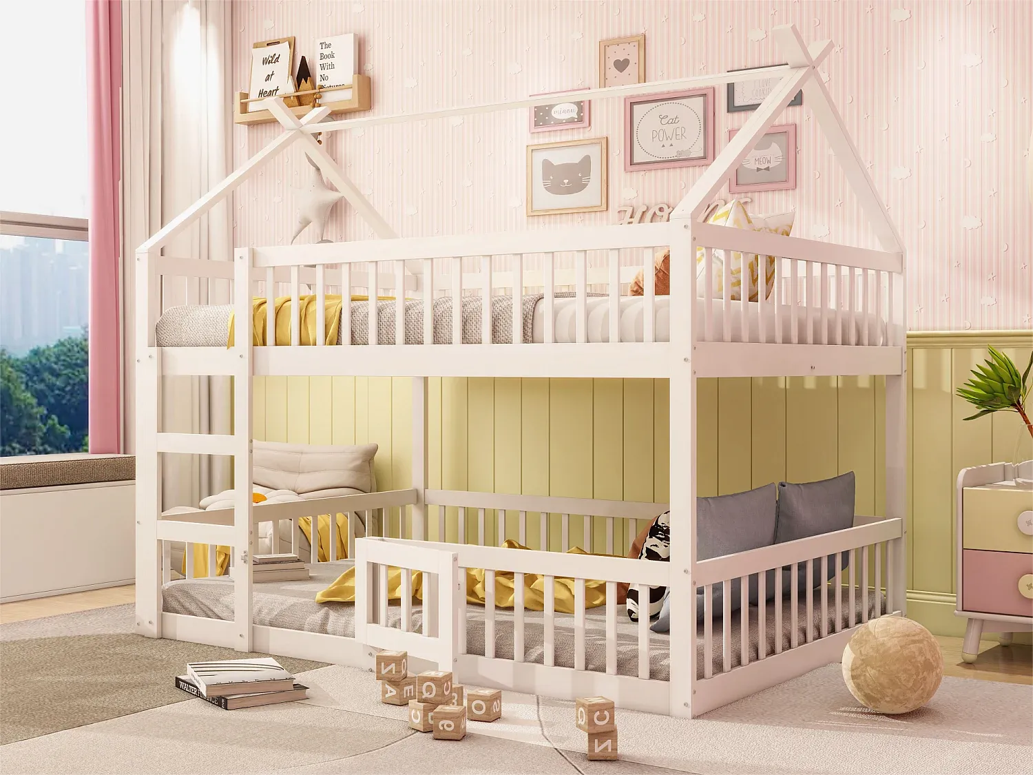 Schlafzimmer,Bereich Bett,Etagenbett-decoravenao