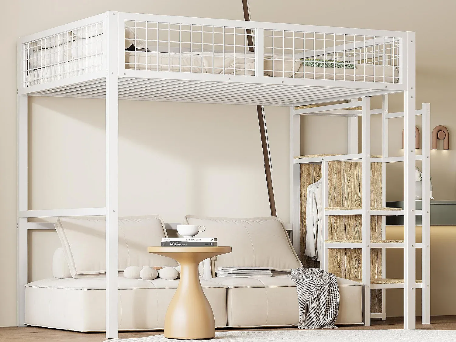 Schlafzimmer,Bereich Bett,Hochbett-decoravenao