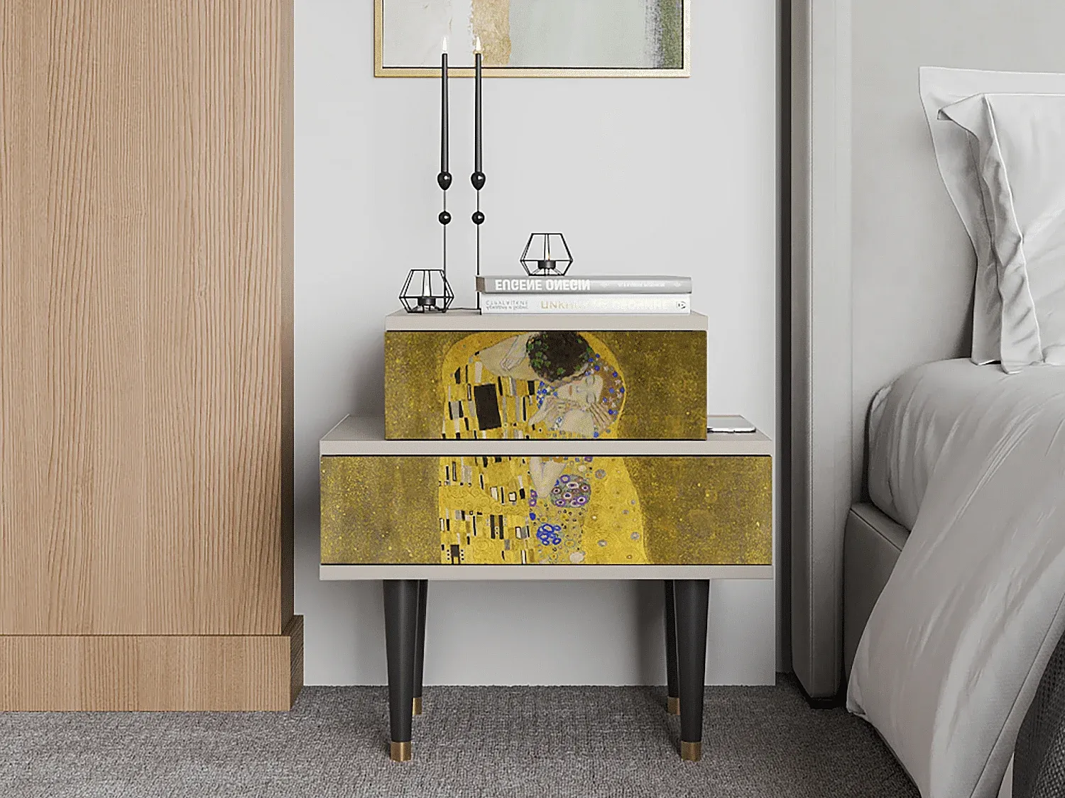Schlafzimmer,Schlafzimmermöbel,Nachttisch-decoravenao