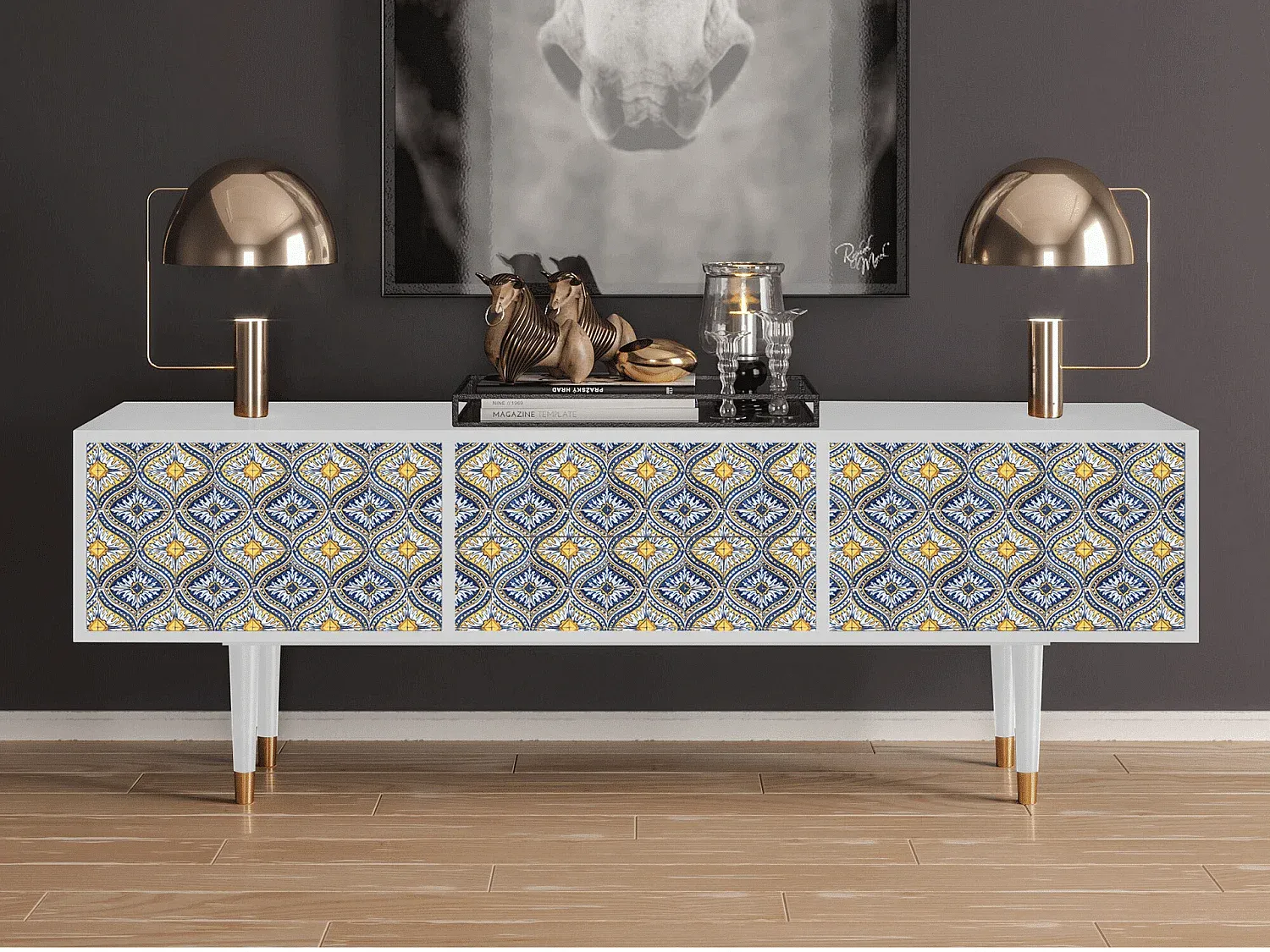 Wohnzimmer und Flur,Wohnzimmermöbel,TV-Board-decoravenao