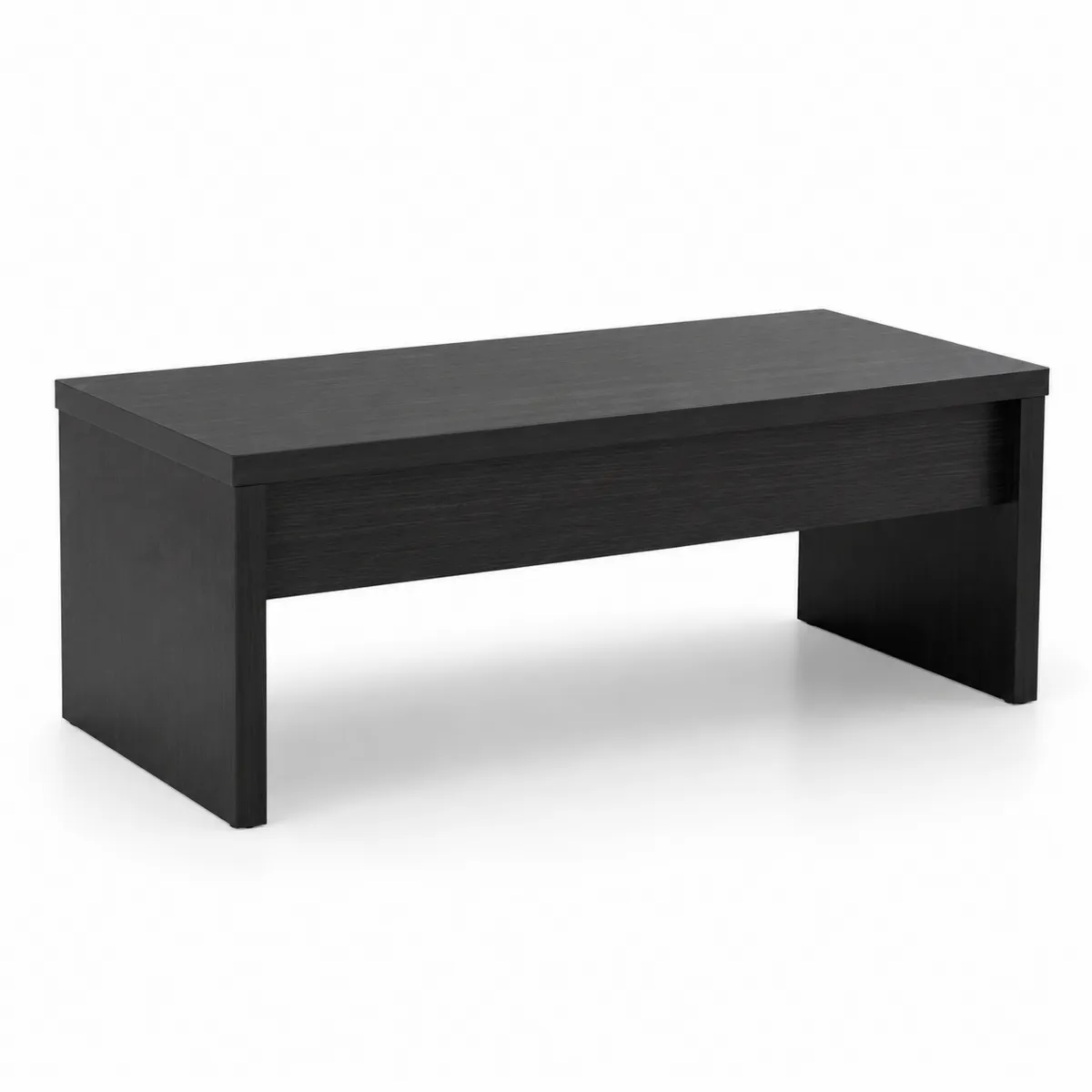 Stolik kawowy prostokątny czarny 100x50x40 cm MDF-Villanestluxe