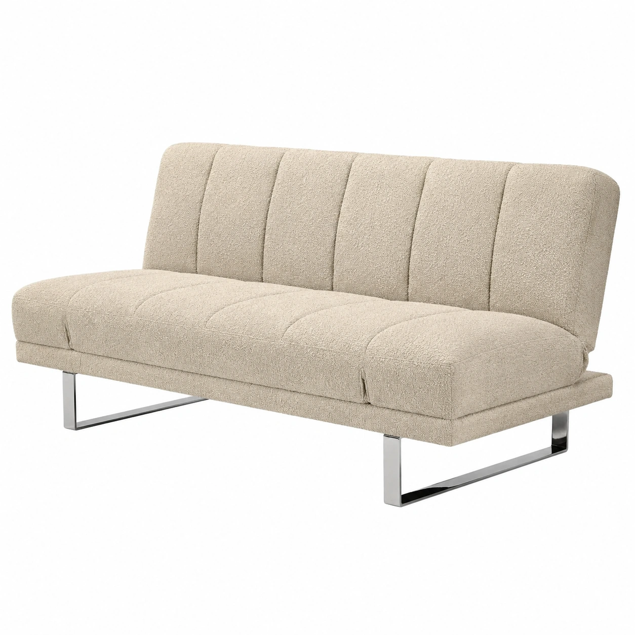 Sofa Cama Minimalista Verde con Cojines Laterales-rovenoak