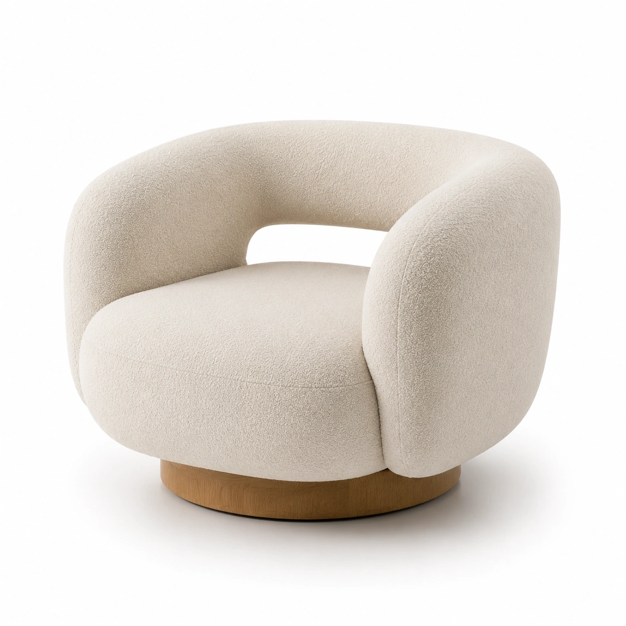 Silla lounge redonda verde claro-ardenlivo