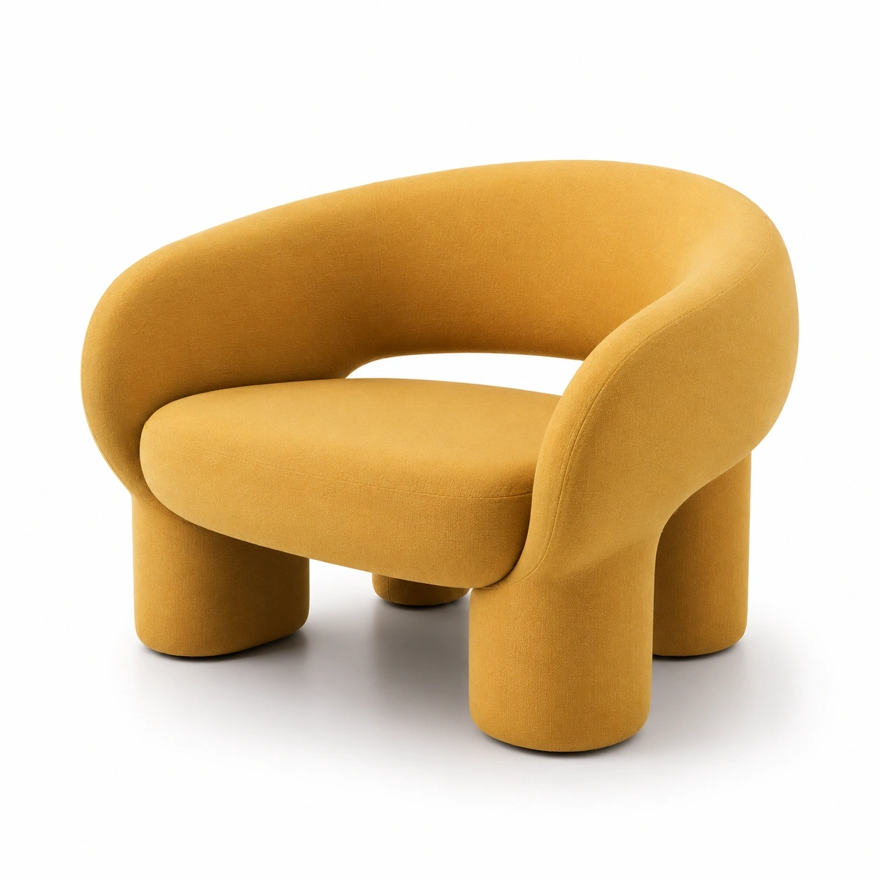 Silla lounge con respaldo tubular verde-ardenlivo