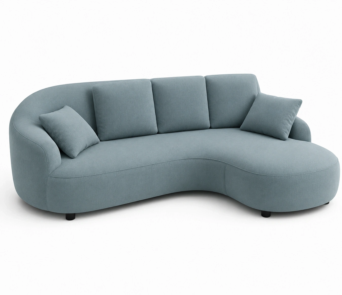 Sof� azul moderno de 3 plazas-ardenlivo