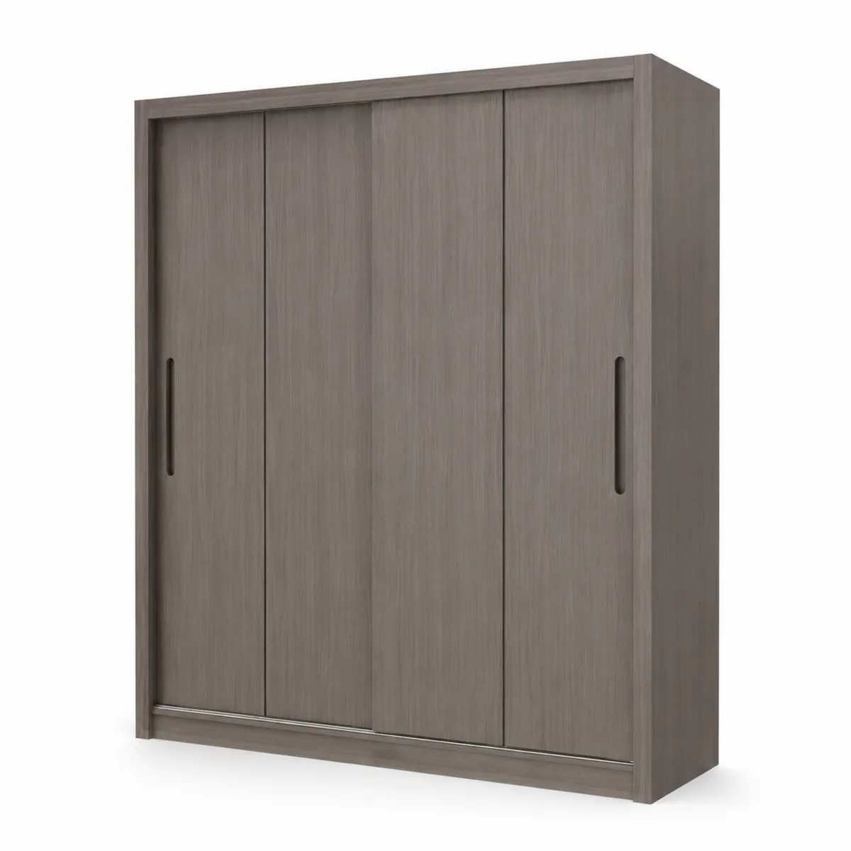 Szafa przesuwna z płyty laminowanej 200 cm Szary