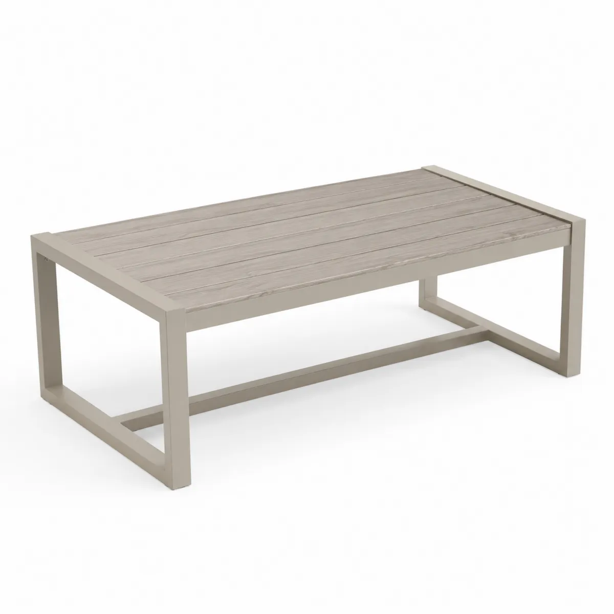 Stolik kawowy prostokątny metalowy z drewnianą powierzchnią 120cm x 60cm x 40cm