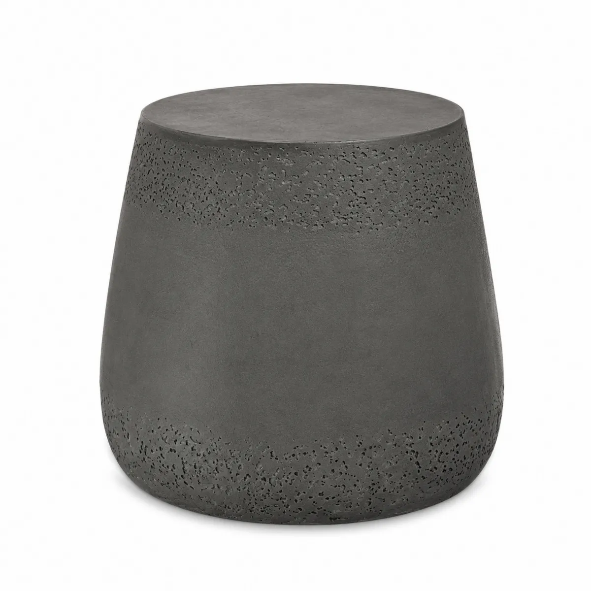 Okrągły stolik boczny z betonu 45 cm