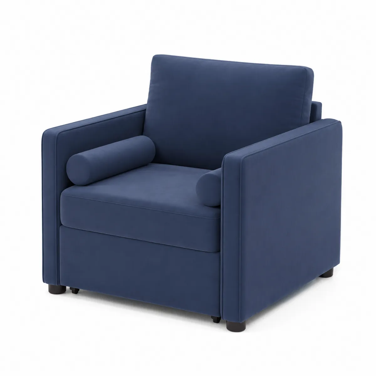 Sessel mit Mikrofaserbezug Blau