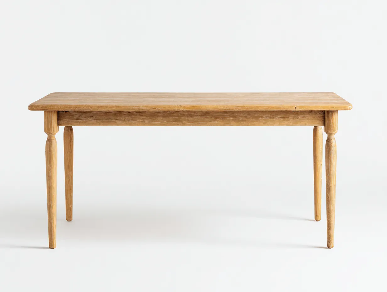 Esstisch aus Holz 180x85x76 cm - Natur - für das Esszimmer - mit klassischer rechteckiger Form-Craftuphub
