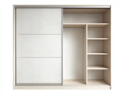 Armoire-Bois-Panneaux-MDF-150x60x200-Ecru-Contemporain-Bamboogobase