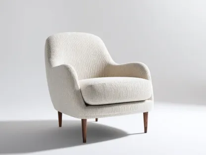 Fauteuil - tissu-bois - 84x80x86 cm - beige - style moderne épuré-Bamboogobase