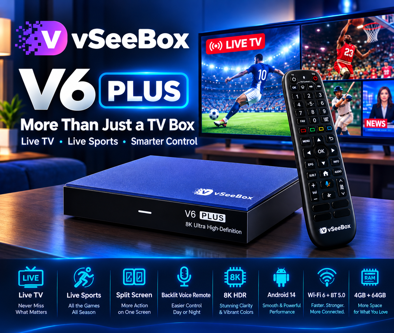Why Choose the vSeeBox V6 Plus?