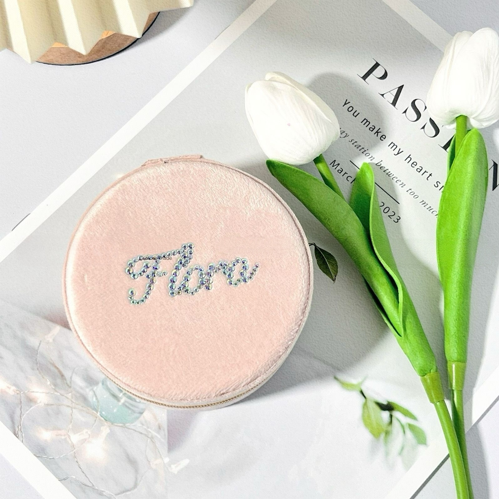 Jewelry box with customizable name