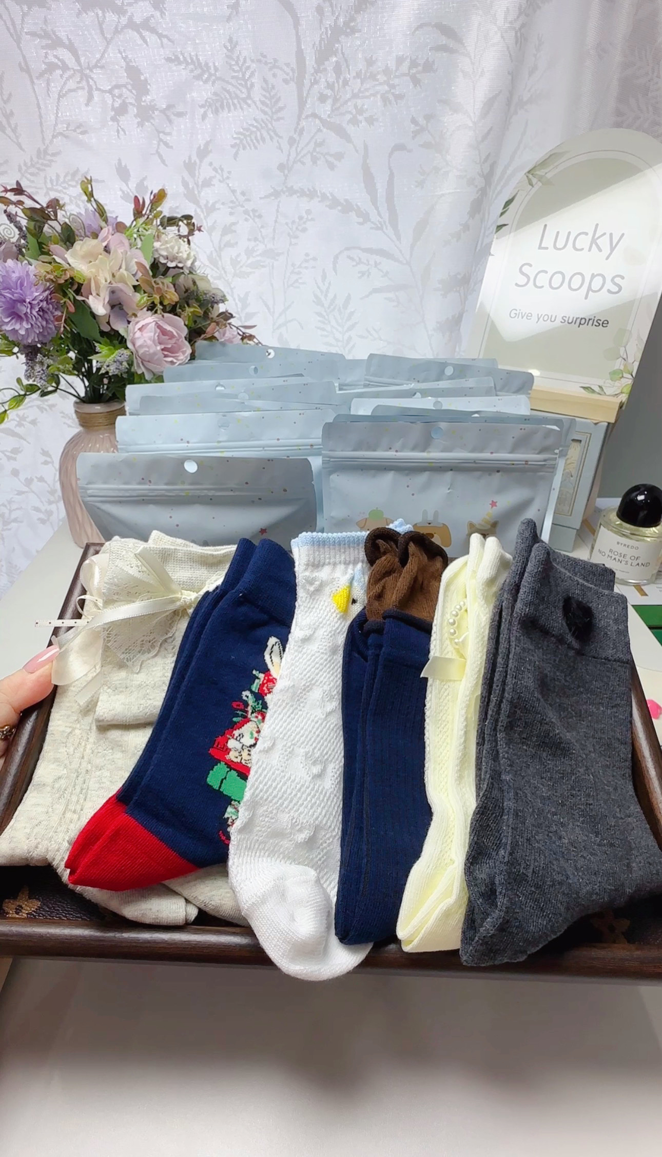 Socks lucky scoops