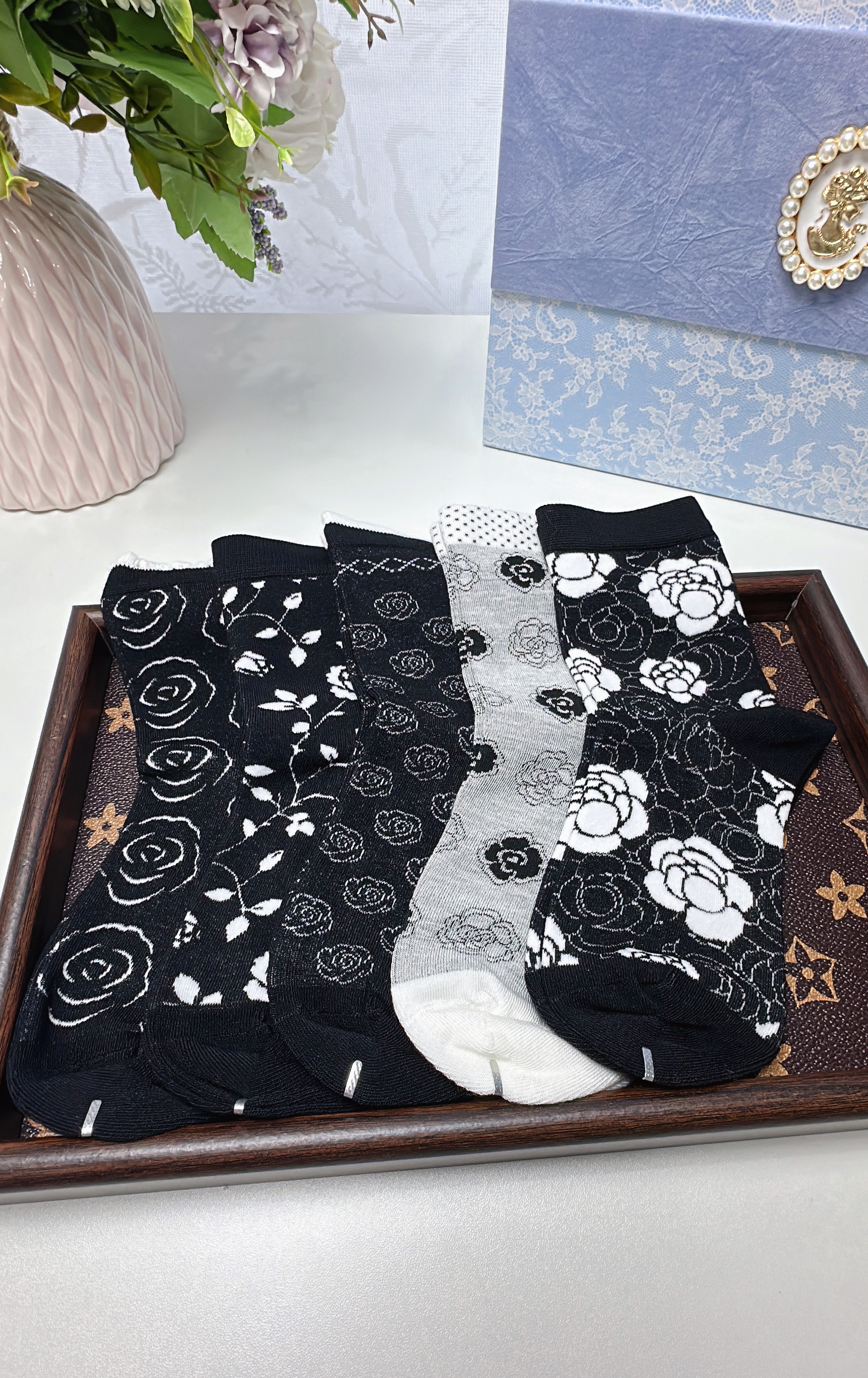 Sock set Rose series 5 pairs