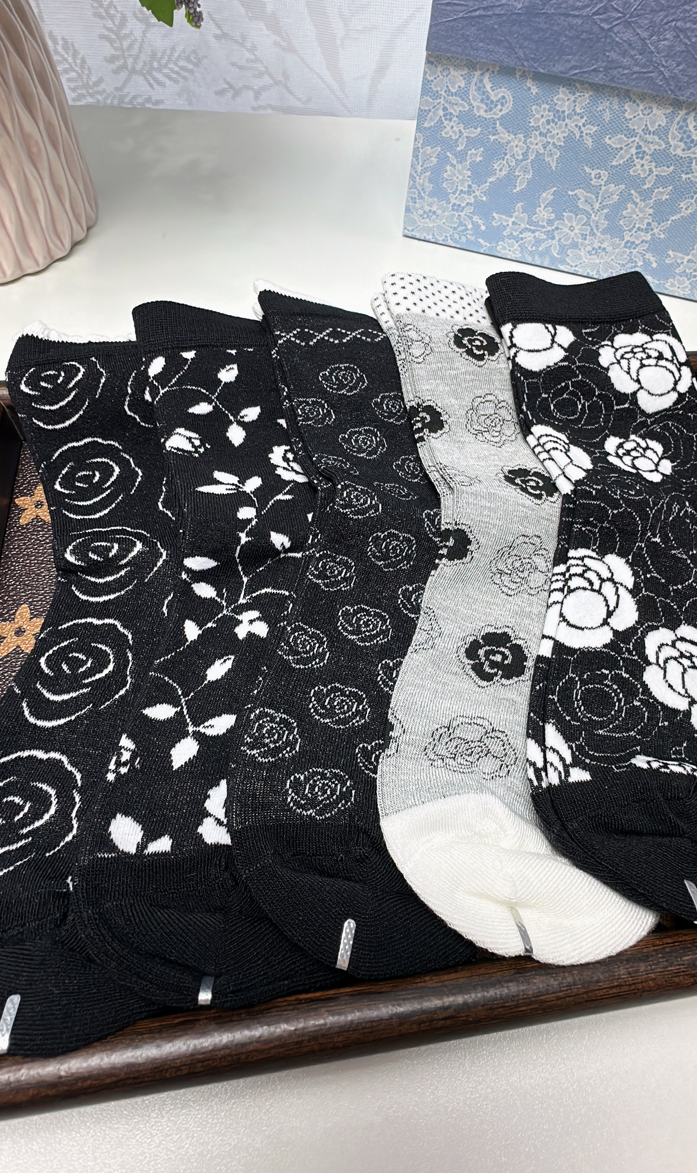 Sock set Rose series 5 pairs