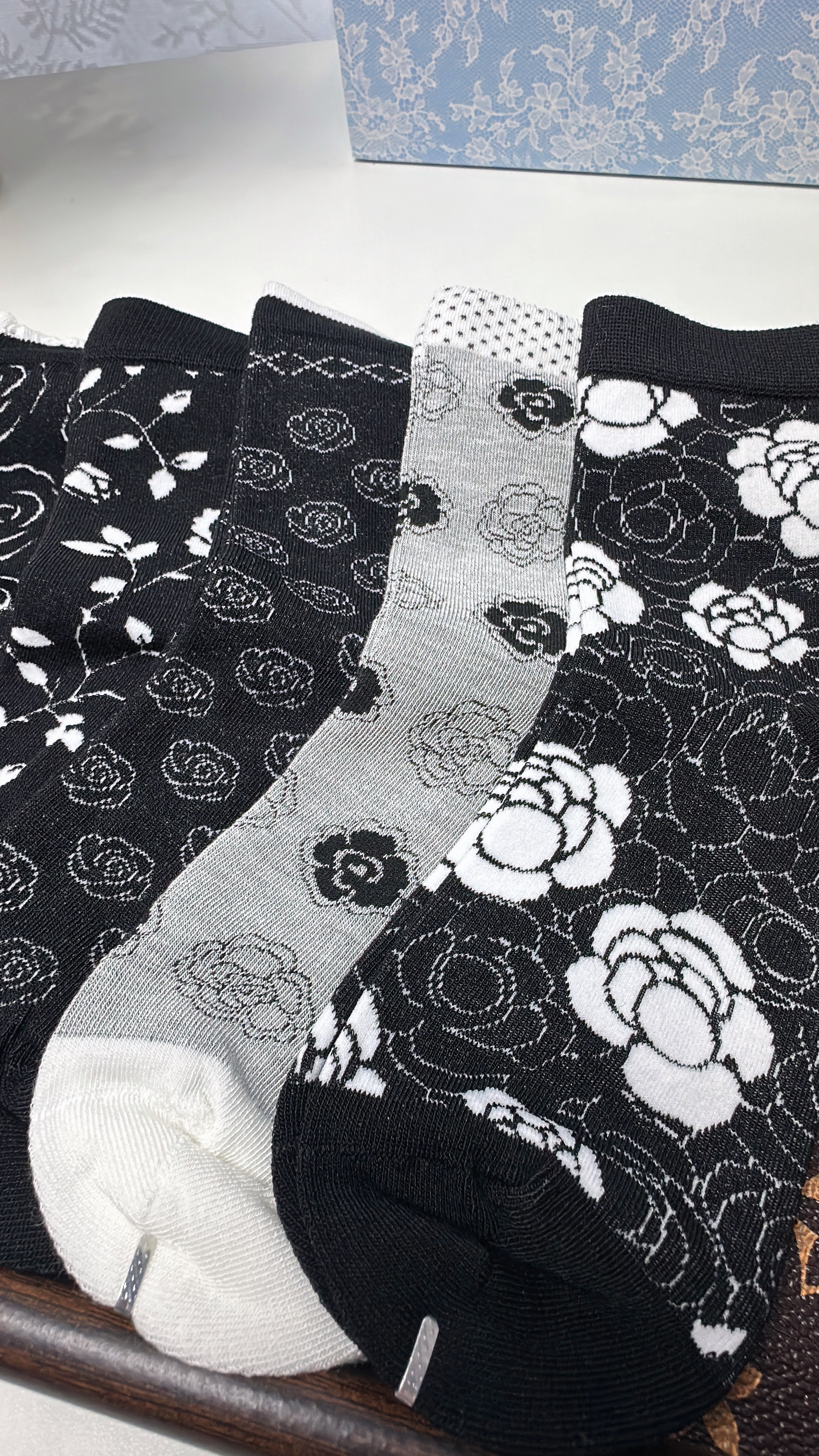 Sock set Rose series 5 pairs