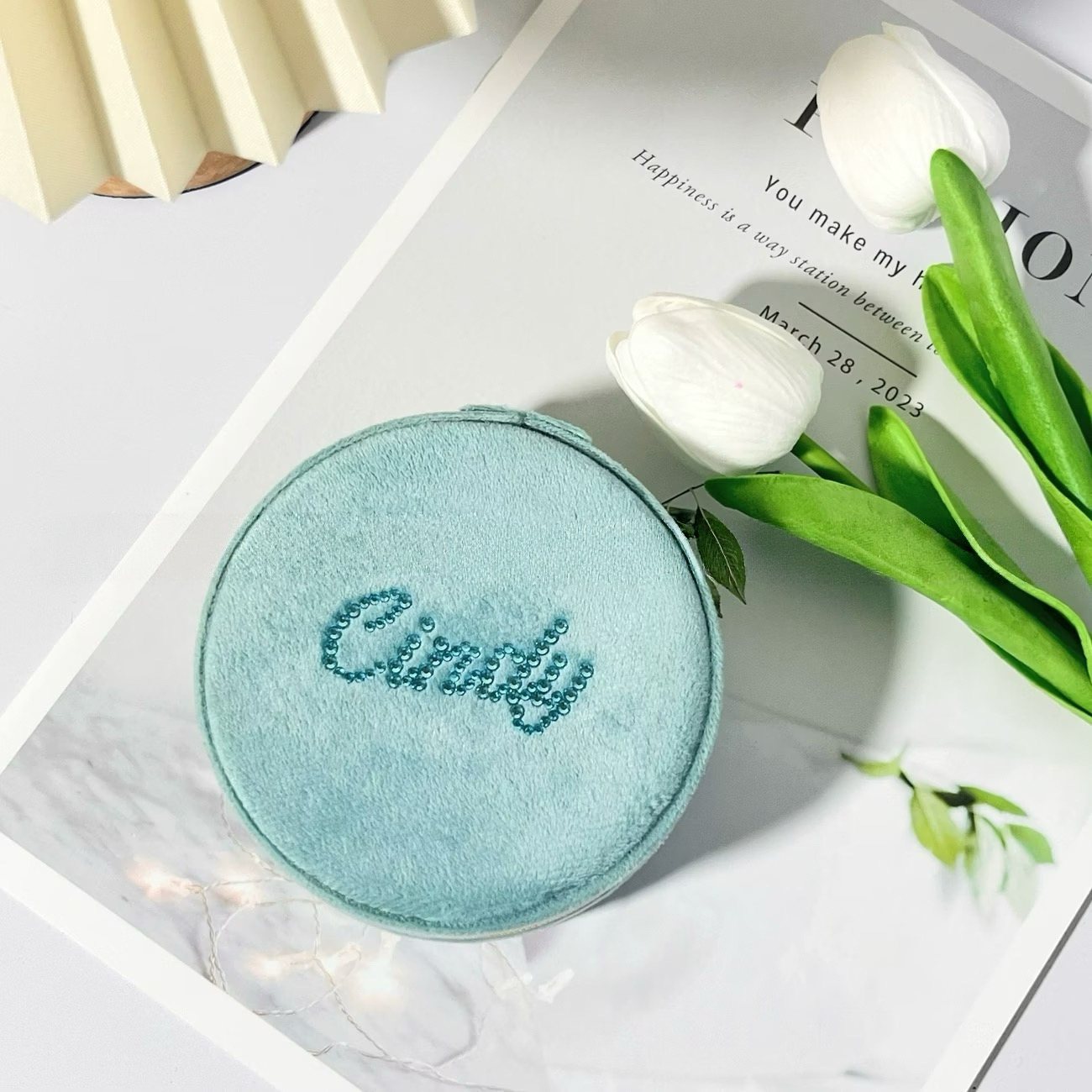 Jewelry box with customizable name