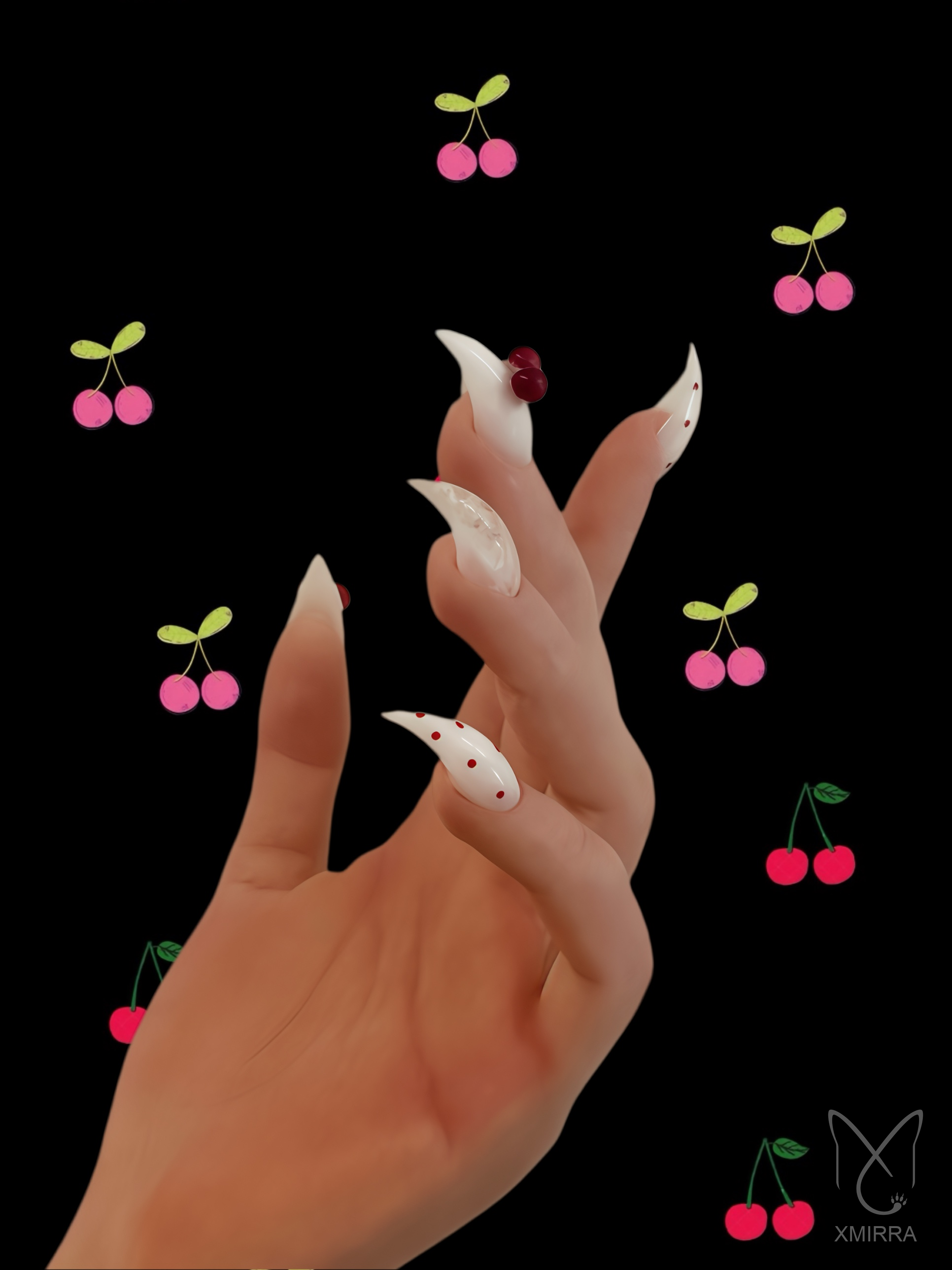 Cherry Kiss Claws