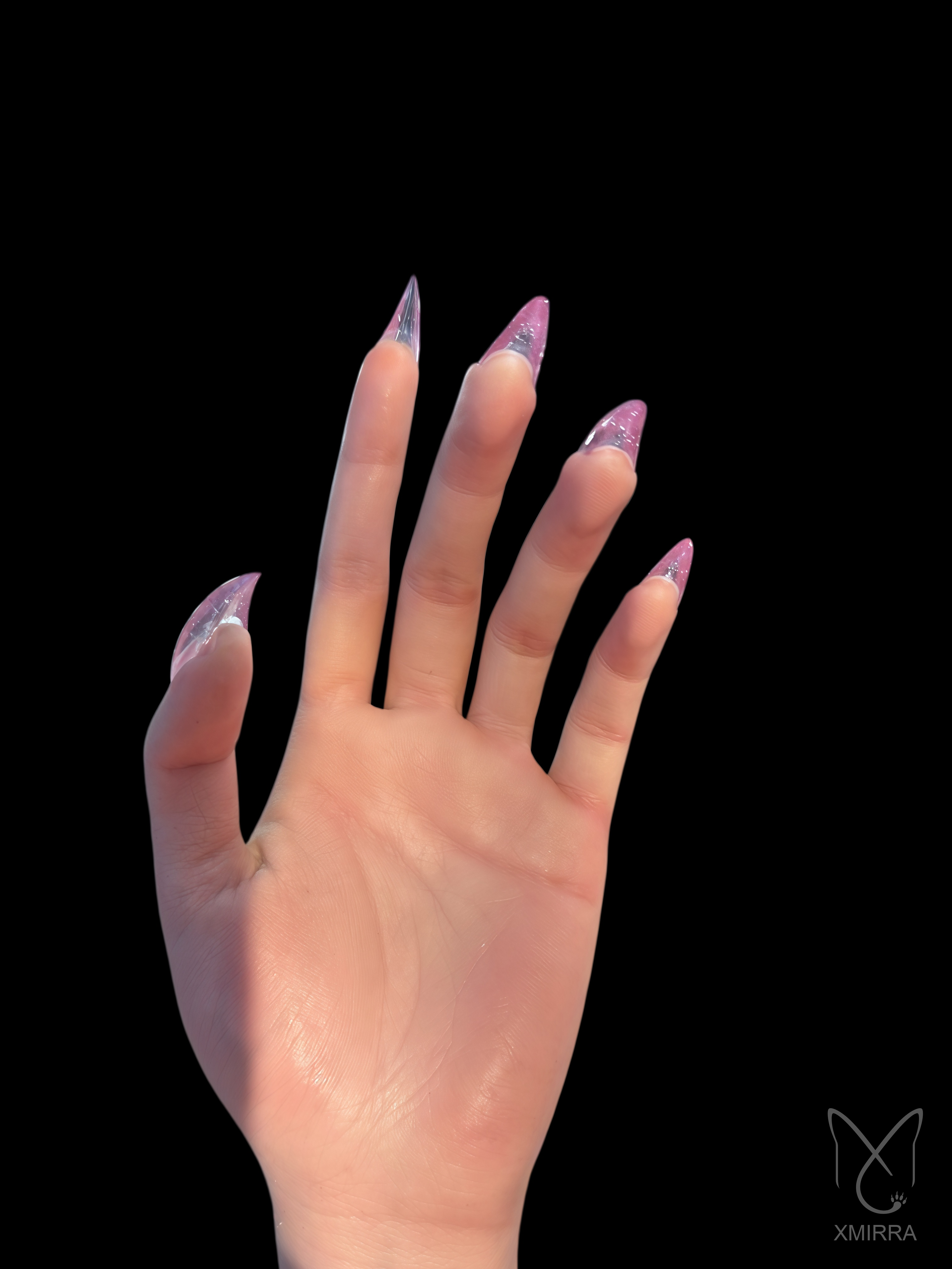 Pink Crystal Kitty Claws