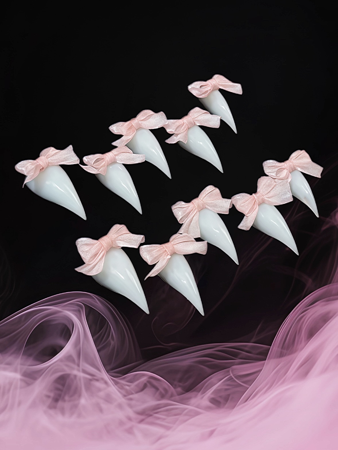 Pink Bow Claws