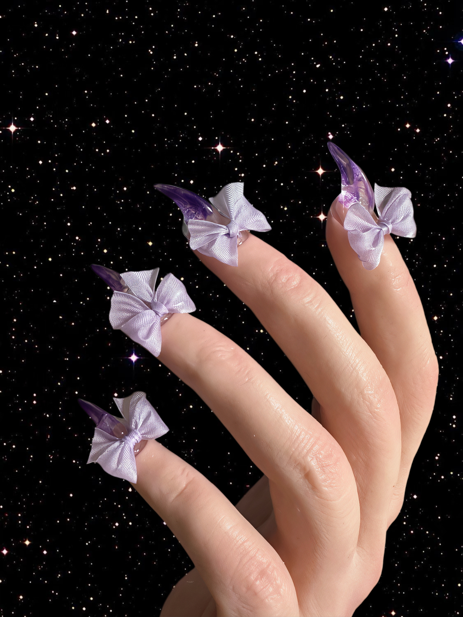 Purple Bow 