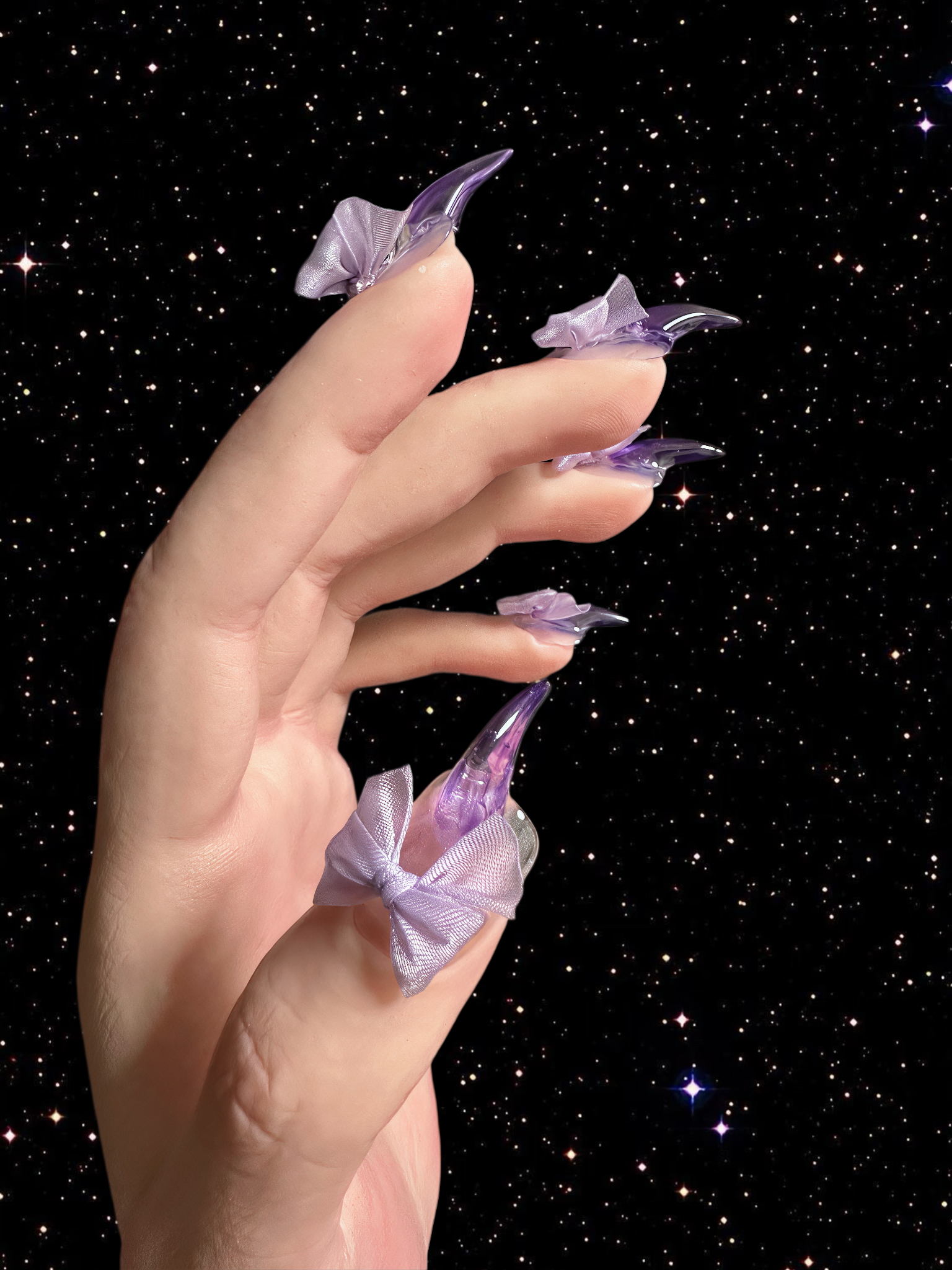 Purple Bow 