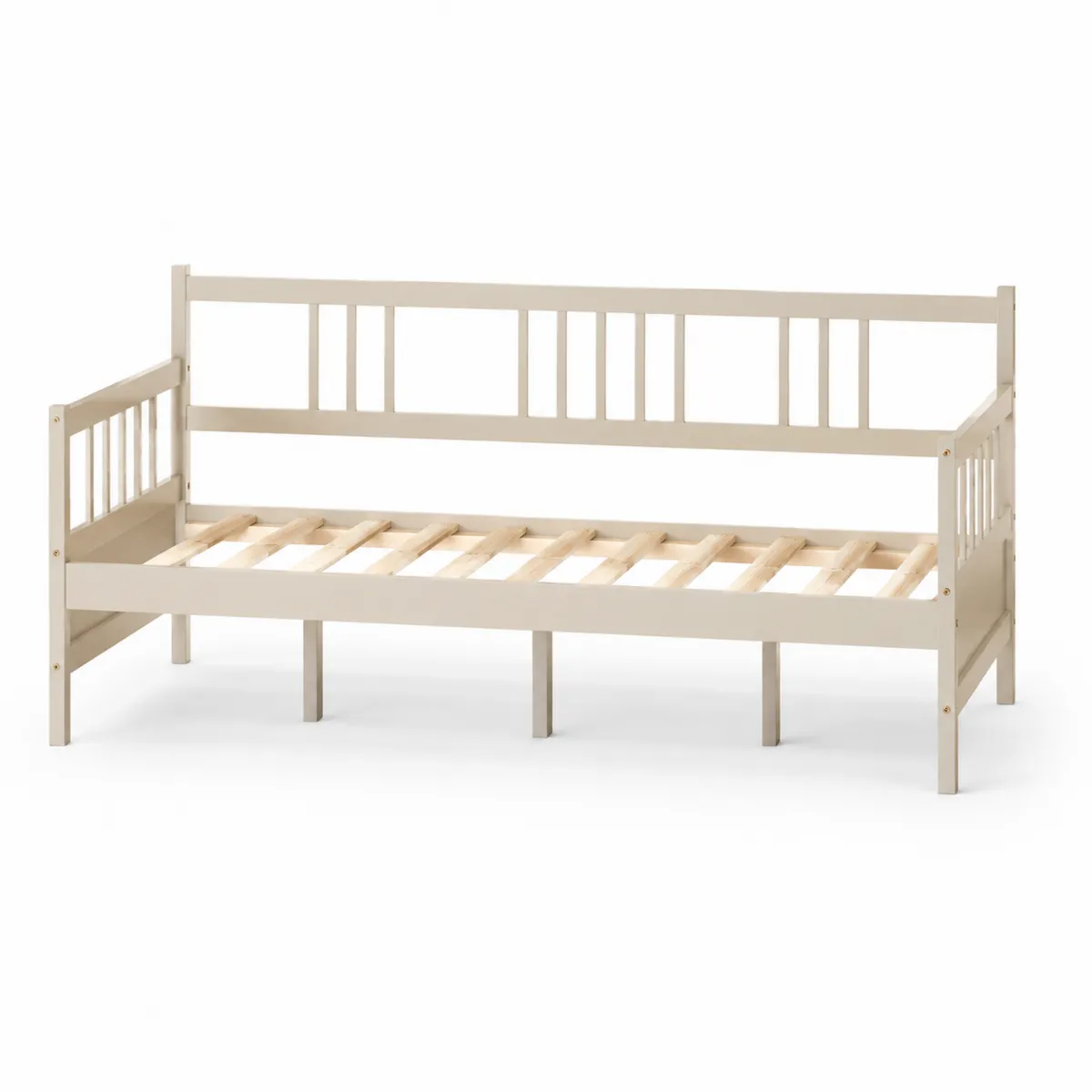 Holz Tagesbett Kiefer Beige 200x90 cm