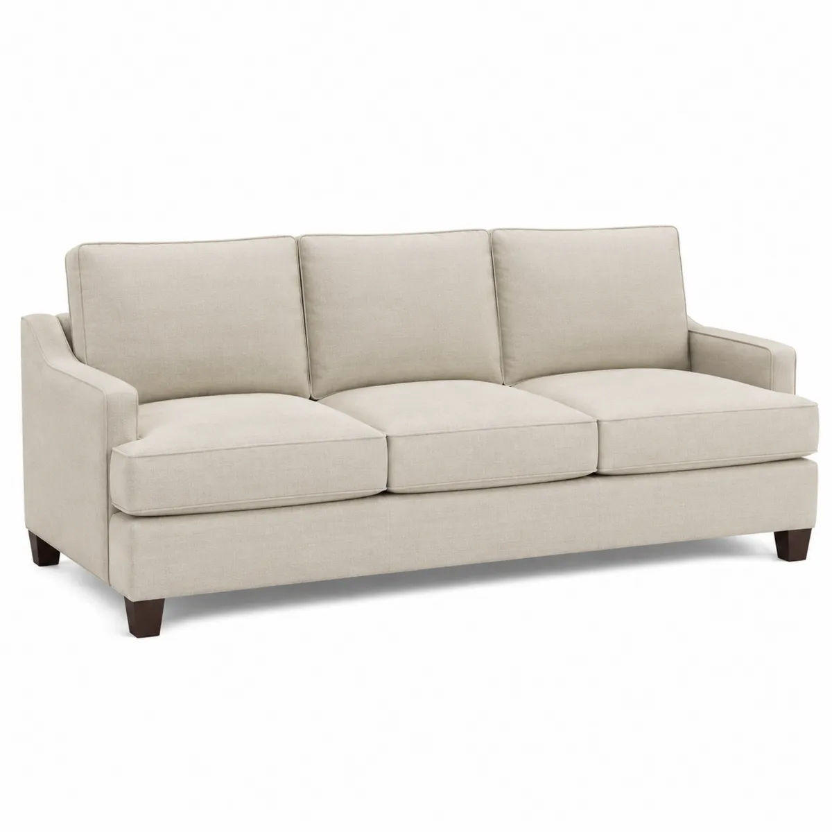 3-Sitzer Sofa Stoff Beige 220cm