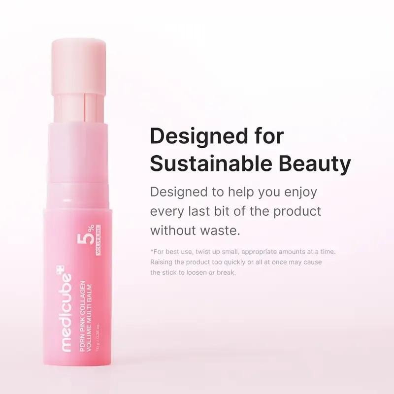 [NEW] [medicube] PDRN Pink Collagen Volume Multi Balm | All In One Volufiline, PDRN, NAD Stick for Youthful-Looking, Helping Look of Fine Lines, Firming Care, Anti-Aging Care | For Under-Eyes, Neck, Forehead, Smile Lines, Lip Care | Korean Skincare