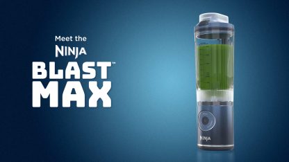 Ninja Blast Max, Portable Blender + Twist & Go, Personal Smoothie, Blend, Ice Crush, 3 Programs, Cordless, 22oz removable Vessel, Dishwasher Safe, Leakproof, Sea Glass, BC251MT