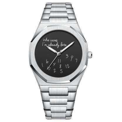WHO CARES IM ALREADY LATE