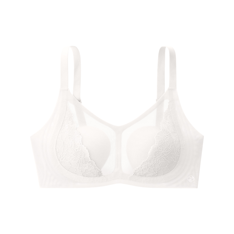 No Underwire Supportive Thin Lift Push Up Lace Bra