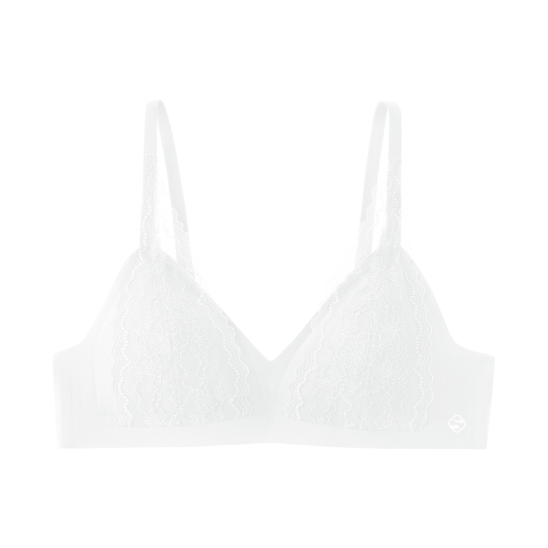 French Sexy Push Up Wireless Lace Bra