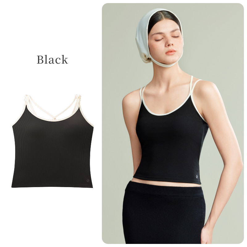 Criss Cross Back Camisole Tank Tops