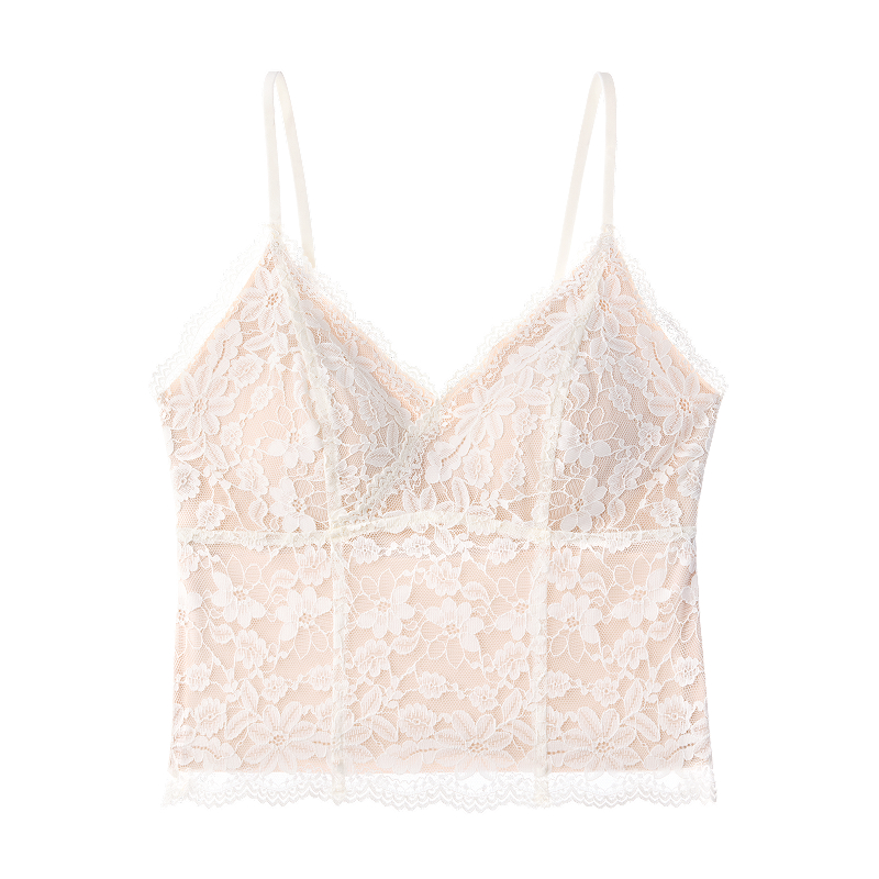 French Lace V-Neck Cami Tank Tops