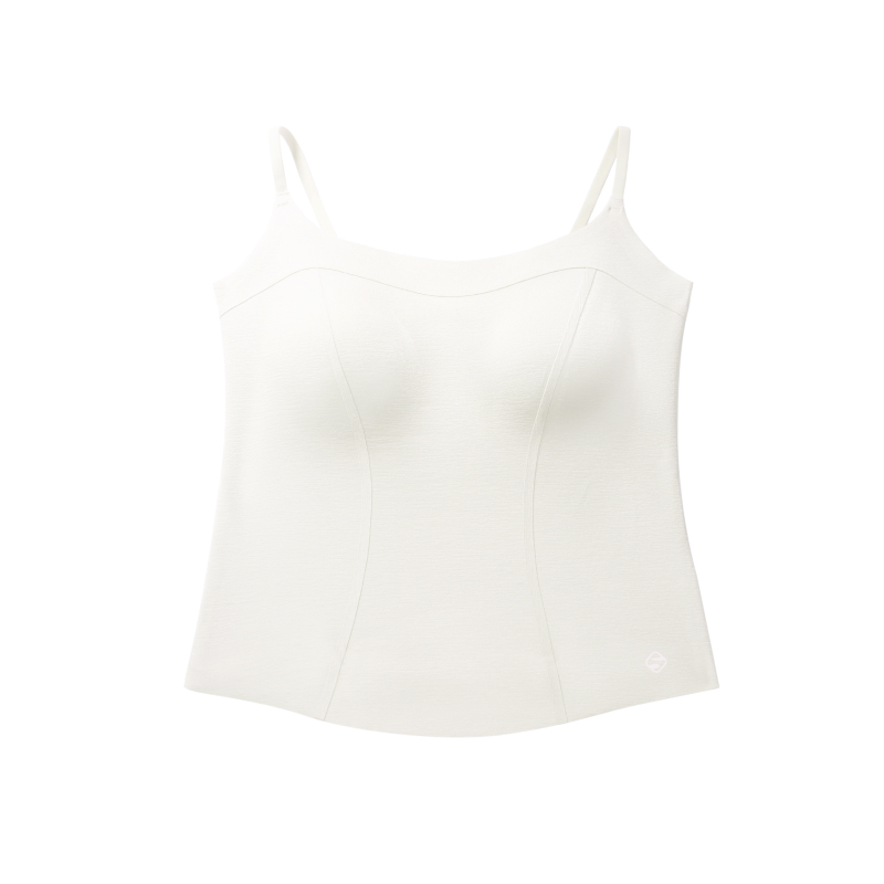 U Neck Slimming Padded Built-in Bra Cami Tops
