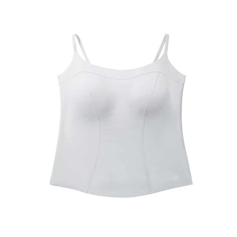 U Neck Slimming Padded Built-in Bra Cami Tops