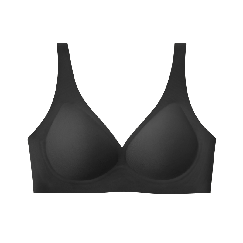 Push Up Seamless Wireless Deep V Supportive Bra