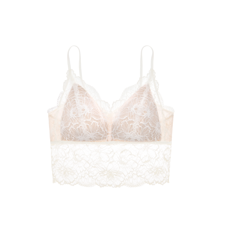 Lace Wireless Thin Tank Bra