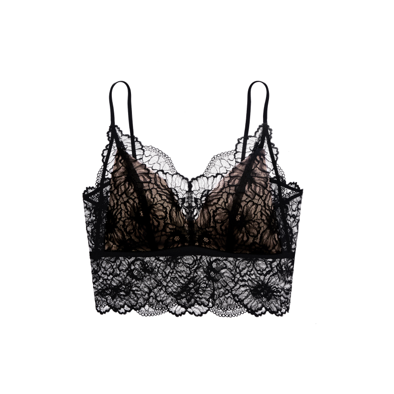 Lace Wireless Thin Tank Bra