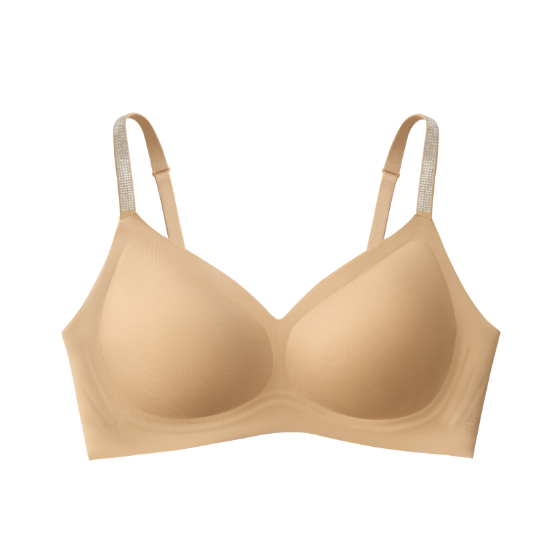 Seamless Push-up Diamond Shoulder Strap Small Chest Bra