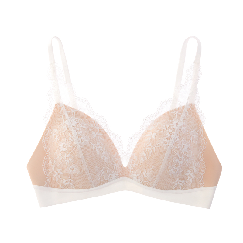 French Sexy Push Up Plunge Lace Small Chest Bra