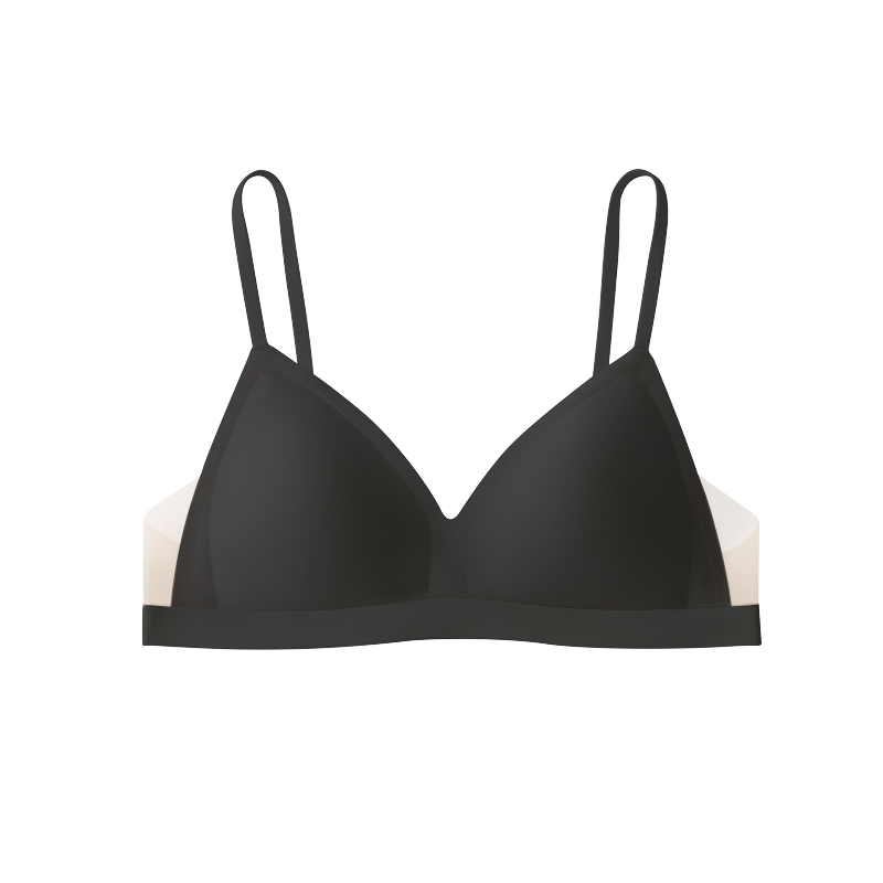 Seamless Push Up Triangle Cup Wireless Cool Bra