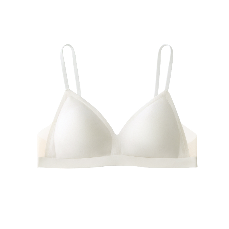 Seamless Push Up Triangle Cup Wireless Cool Bra