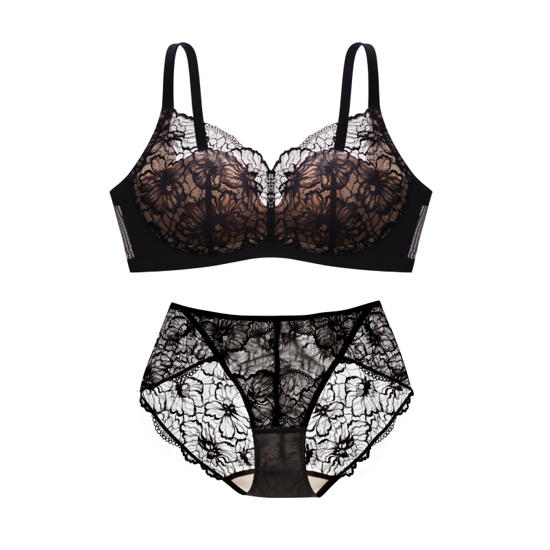 Plus Size Full Coverage Minimizer Lace Bra Sets